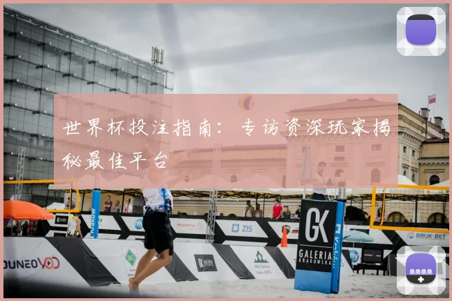 世界杯投注指南:专访资深玩家揭秘最佳平台