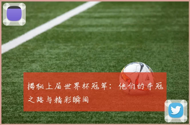 揭秘上届世界杯冠军:他们的夺冠之路与精彩瞬间